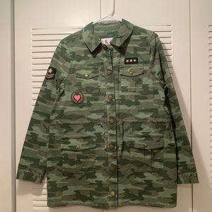 Justice army jacket.